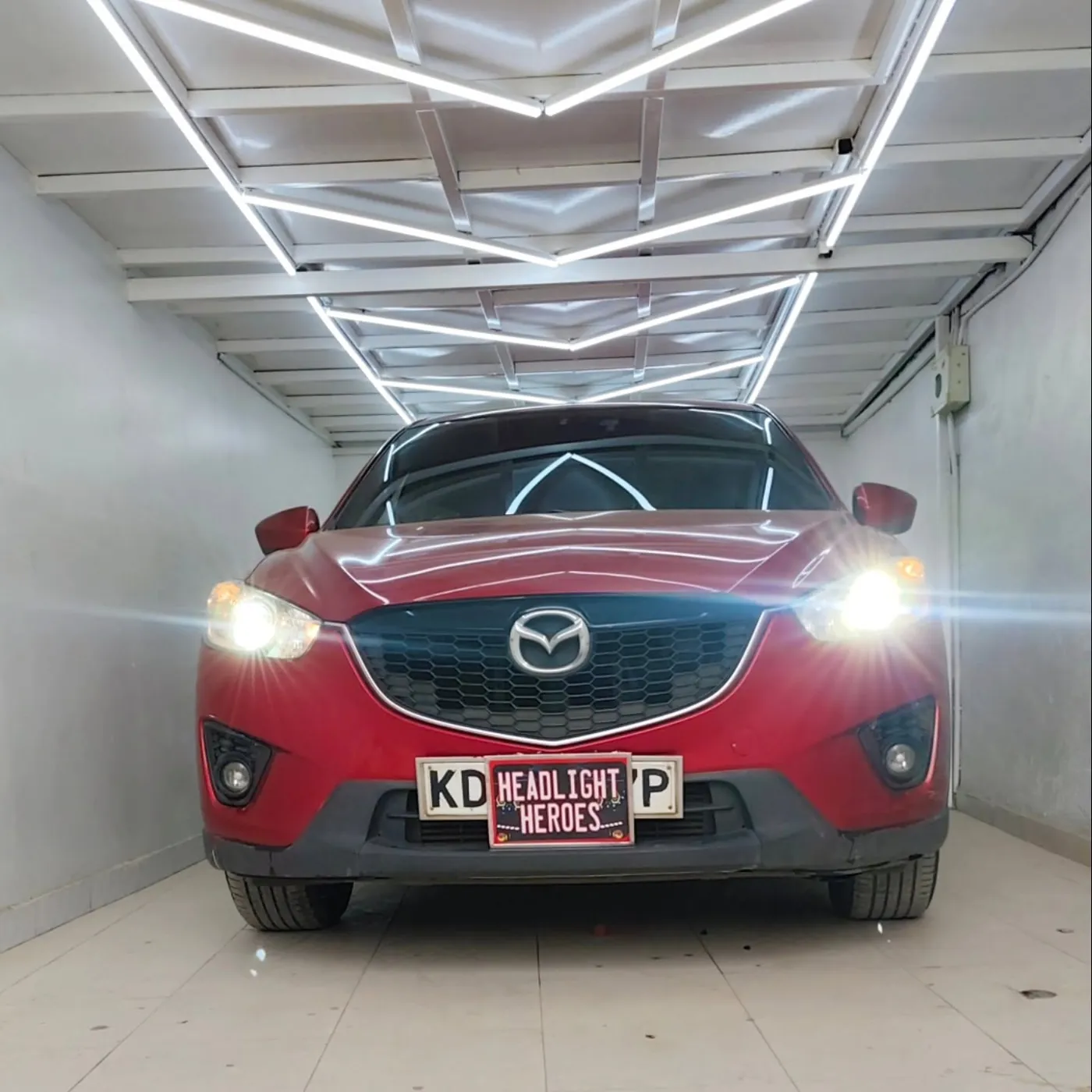 Mazda CX-5 in the Headlight Heroes bay